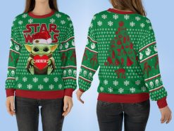 Baby Yoda Unisex Ugly 3D Xmas Sweater