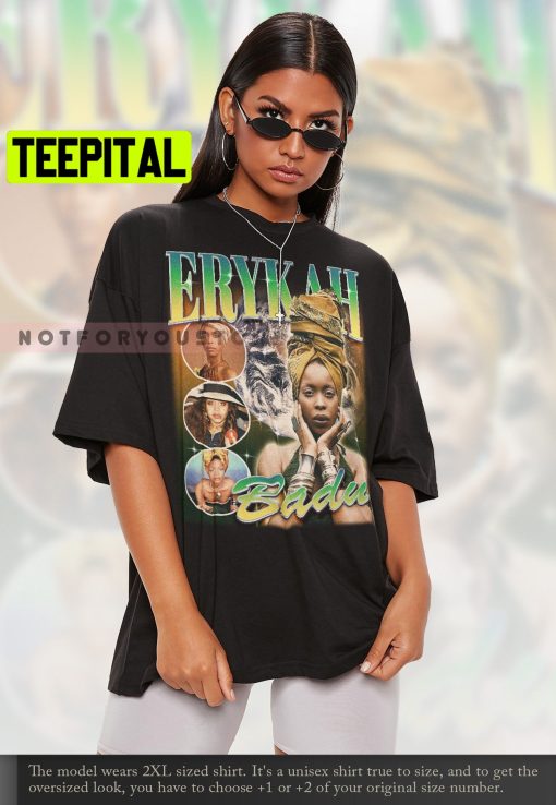 Baduizm Erykah Badu Retro 90s Trending Unisex T-Shirt