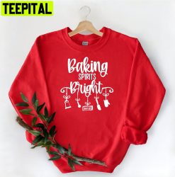 Baking Spirits Bright Jingle Bells Cookies Unisex Sweatshirt