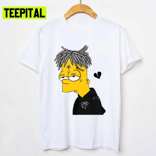 Bart Xxxtentacion Funny The Simpsons Bad Vibes Unisex T-Shirt