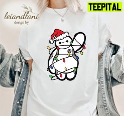 Baymax Baymax Magic Kingdom Baymax Holiday Baymax Big Hero Character Christmas Unisesx T-Shirt