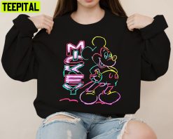 Beautiful Color Mickey Mickey Holiday Disney Sweatshirt