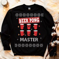 Beer Pong Ugly Christmas Sweatshirt