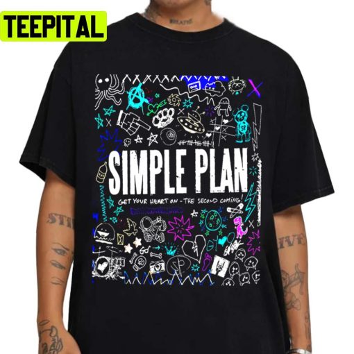 Bestie Neon Symbols Collection Simple Plan Unisex Sweatshirt