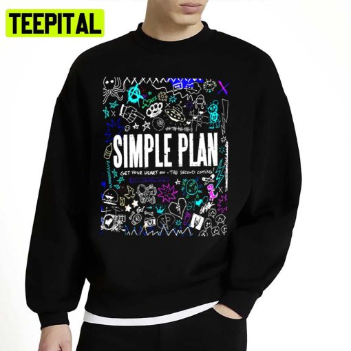 Bestie Neon Symbols Collection Simple Plan Unisex Sweatshirt