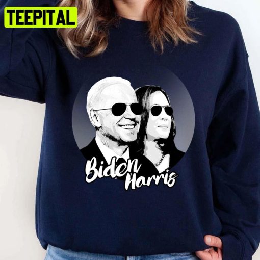 Biden Harris 2020 Merch Black And White Art Unisex Sweatshirt