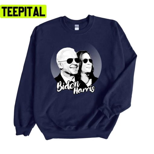 Biden Harris 2020 Merch Black And White Art Unisex Sweatshirt