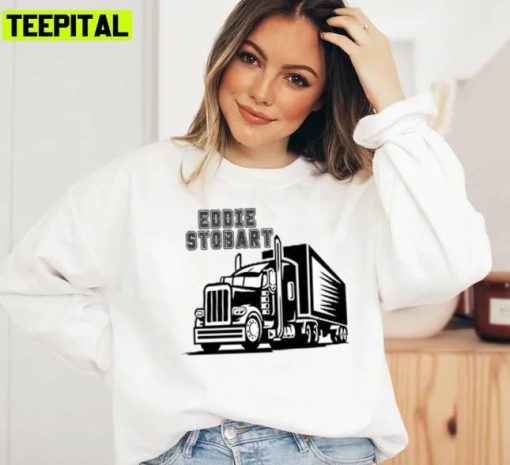 Black And White Art Eddie Stobart Art Unisex Sweatshirt