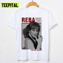 Black And White Design Reba Mcentire Unisex Sweatshirt