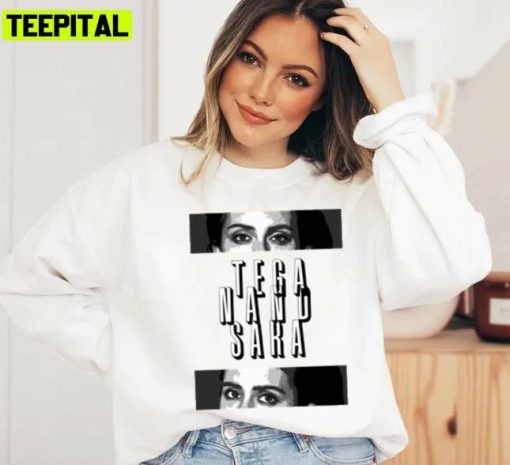 Black And White Design Tegan & Sara Unisex Sweatshirt