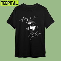 Black And White Pop Rapper Portrait Retro Art Unisex T-Shirt