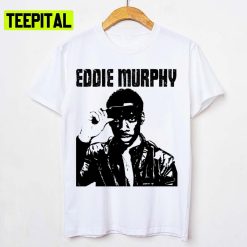 Black And White Portrait Eddie Murphy Designs Unisex T-Shirt