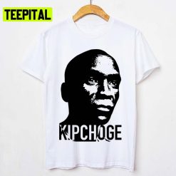 Black And White Portrait Eliud Kipchoge Unisex T-Shirt