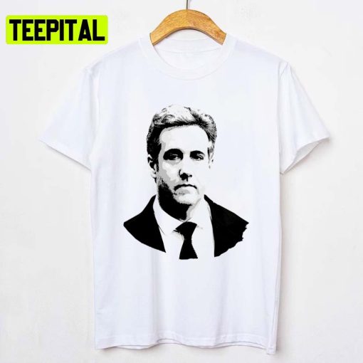 Black And White Portrait Michael Cohen Unisex T-Shirt