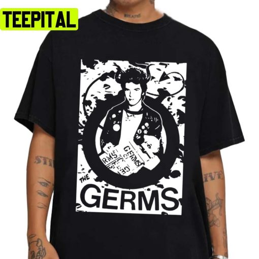 Black And White Portrait Music Legend Germs Band Unisex Sweatshirt