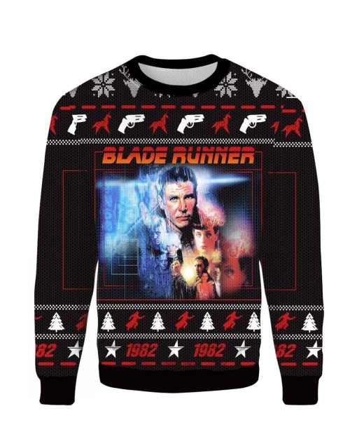 Blade Runner 1982 Characters Ugly 3D Christmas Sweater