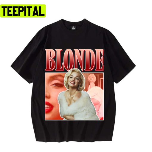 Blonde Movie Ana De Armas Marilyn Monroe Y2k Unisex T-Shirt