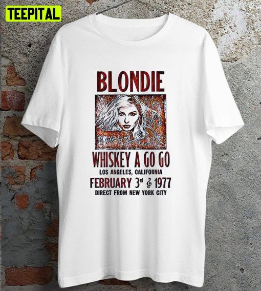 Blondie Whiskey Go Go Retro Design T-Shirt