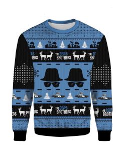 Blues Brothers Quotes Ugly 3D Xmas Sweater