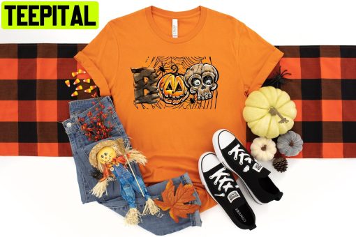 Boo Boo Cute Pumpkinhalloween Icon Unisex T-Shirt