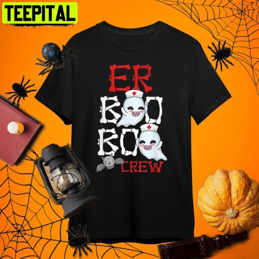 Boo Boo Nurse Crew Er Lazy Diy Halloween Costume Rn Nursing Retro Art Unisex T-Shirt