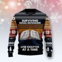 Book Retro Vintage Unisex 3D Ugly Christmas Sweater