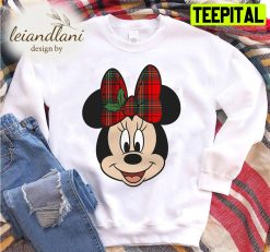 Bow Holiday Minnie Mickey And Minnie Walt Minnie Mouse Christmas Sweatshirt