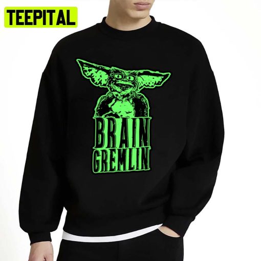 Brain Gremlin Green Art Mogwai Gremlins Unisex Sweatshirt