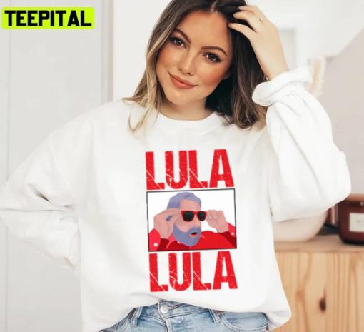 Brazil Funny Lula Meme With Sunglasses Unisex T-Shirt