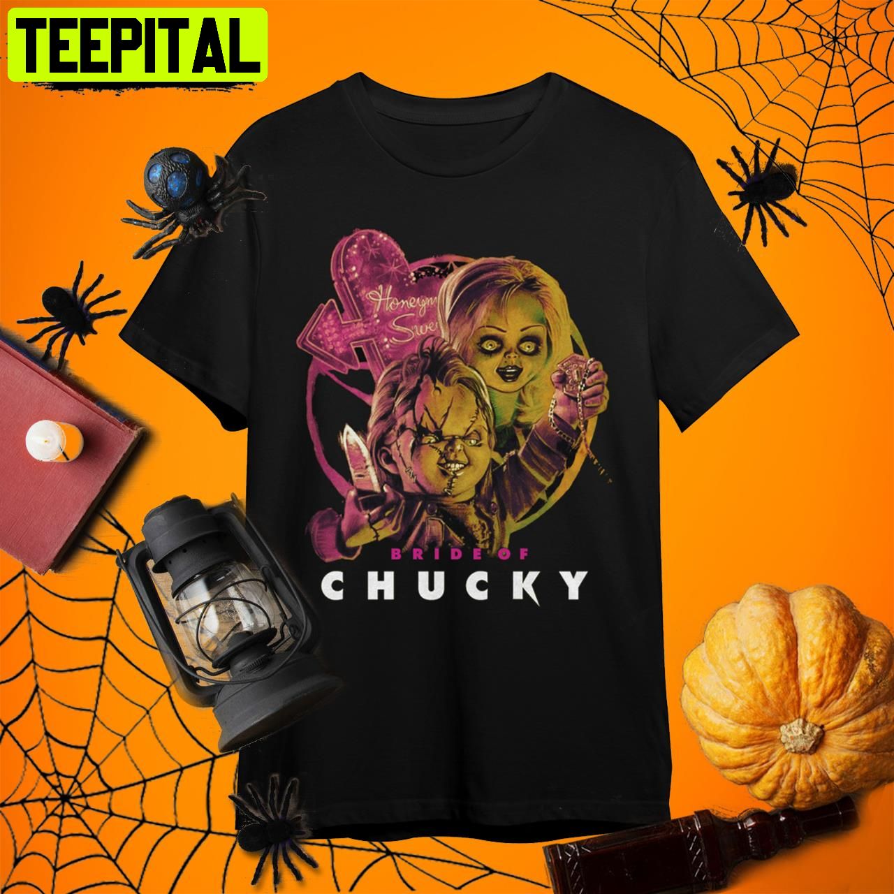 Bride Of Chucky Horror Movie Child's Play Retro Art Unisex T-Shirt