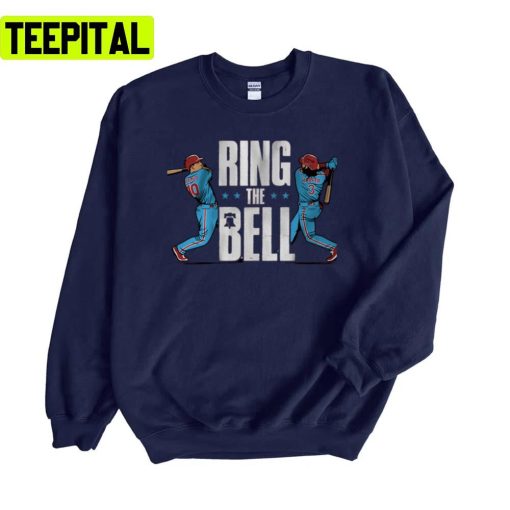 Bryce Harper And Jt Realmuto Ring The Bell Kyle Schwarber Unisex Sweatshirt