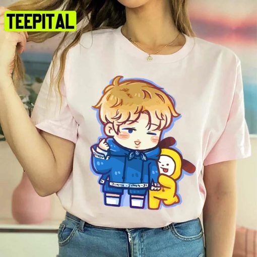 Bts Jimin Park Ji Min Chibi Bangtan Design Army Unisex Sweatshirt