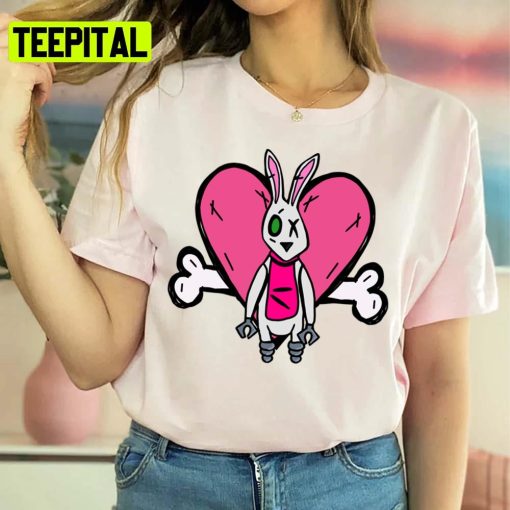 Bunny Love Scary Design Tiny Tina Borderlands Unisex Sweatshirt