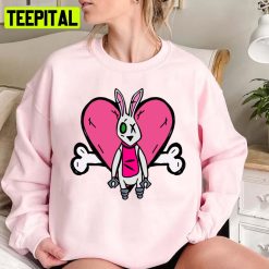 Bunny Love Scary Design Tiny Tina Borderlands Unisex Sweatshirt