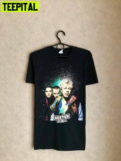 Busted Pigs Can Fly Official Tour Retro Design T-Shirt