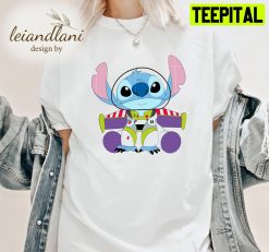 Buzz Lightyear Toy Story S Stitch Christmas Unisesx T-Shirt