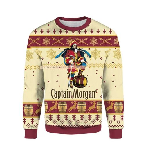 Captain Morgan Ugly 3D Christmas Sweater