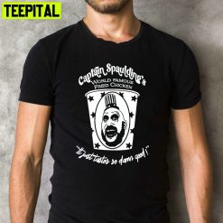 Captain Spaulding’s World Famous Fried Chicken Movie House Of 1000 Corpses Retro Design T-Shirt