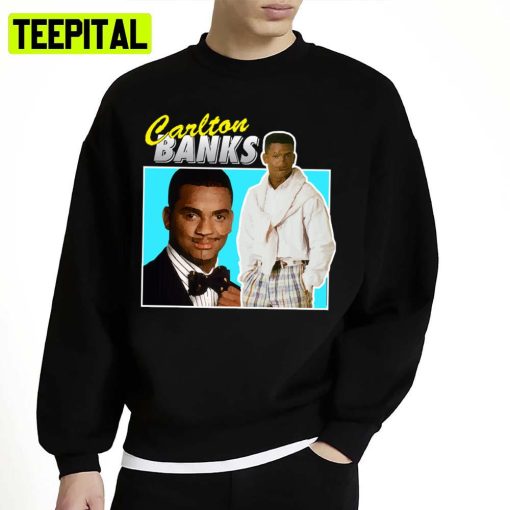 Carlton Banks Montage Fresh Prince Of Bel Air Unisex Sweatshirt