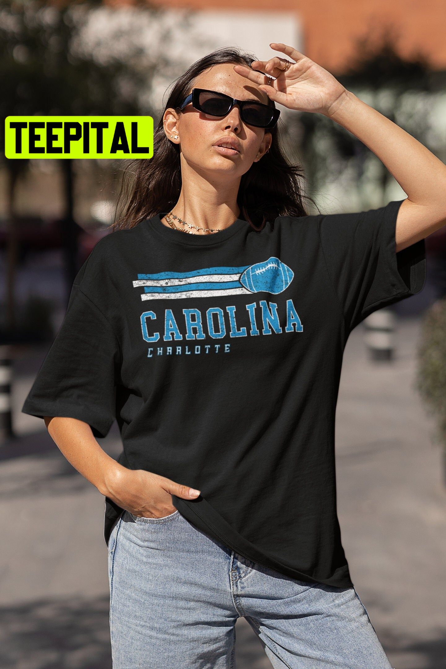 Carolina Panthers Retro Football Unisex T-Shirt