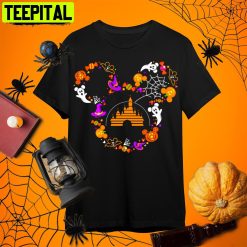 Cartoon Colorful Mickey Halloween T Retro Art Unisex T-Shirt