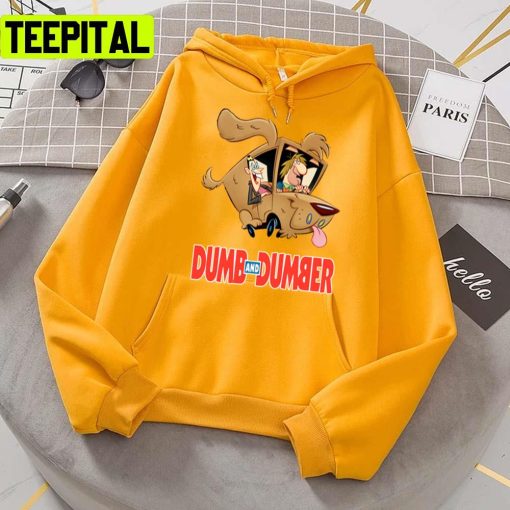 Cartoon Version Dumb And Dumber Dog Unisex T-Shirt