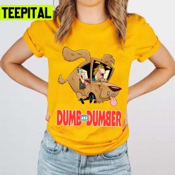 Cartoon Version Dumb And Dumber Dog Unisex T-Shirt