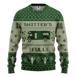 Casespring Shitters Full Green Personalized Unisex 3D Ugly Christmas Sweater