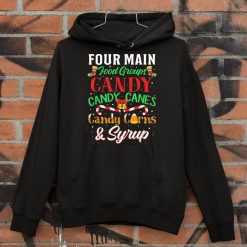 CFour Main Food Groups Elf Buddy Christmas Pajama Xmas Hoodie