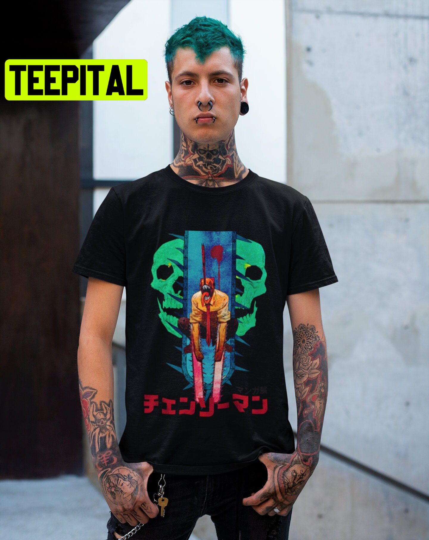 Chainsaw Man Skull Trending Unisex T-Shirt