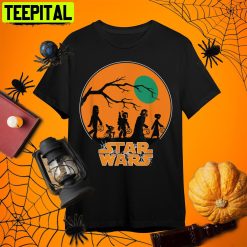 Characters Trick Or Treat Halloween Retro Art Unisex T-Shirt