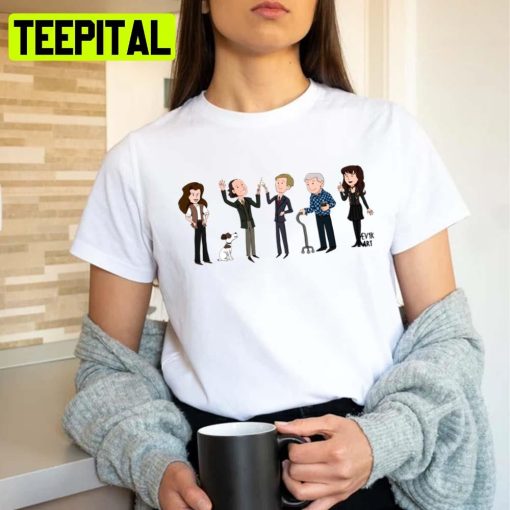 Chibi Characters Frasier Group Retro Sitcom Unisex T-Shirt