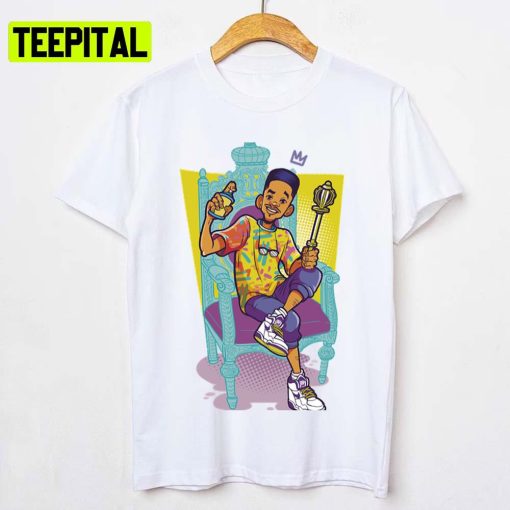 Chibi King Throne The Fresh Prince Of Bel Air Unisex T-Shirt