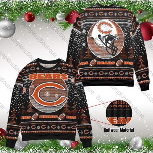 Chicago Bears Unisex Ugly 3D Christmas Sweater